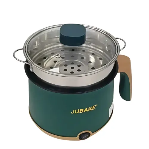 Электрическая рисоварка Jubake с функцией пароварки, 1,8 л, 600 Вт, антипригарное покрытие, подогрев, зеленый - фото 15