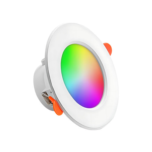 Умный LED светильник Tuya WiFi 10Вт Ø115мм встраиваемый, 2700–6500K, диммируемый, голосовое управление - фото 2