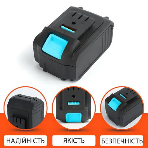 Акумуляторна батарея 24 V BLACK, 2000 мА·год, Li-Ion, для бездротових інструментів захист від перегрівання - фото 5