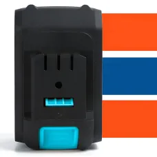 Аккумуляторная батарея 24V BLACK, 2000 мА·ч, Li-Ion, для беспроводных инструментов защита от перегрева, цвет черный, желтый