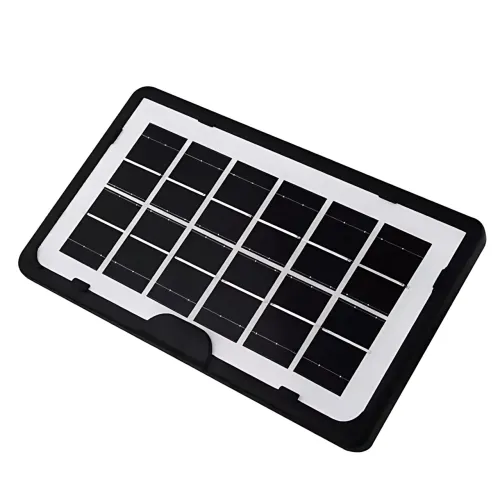 Портативна зарядна станція Solar CL-28 з акумулятором 8000 мА·год, 3 LED-лампами, сонячною панеллю, 2 USB - фото 4
