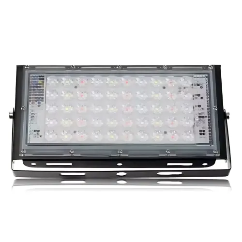 Прожектор LED LIGHT 220 V 50 W | 6500 K, IP65, холодний білий, 50 діодів, настінне кріплення, ручка та петля - фото 2