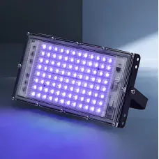 Прожектор LED LIGHT 220V 50W | 6500K, IP65, холодный белый, 50 диодов, настенное крепление, ручка и петля