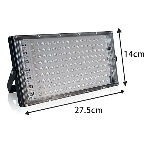 Прожектор LED LIGHT 220V 200W | 6500K, IP65, холодний білий, 144 діоди, настінне кріплення, ручка та петля - фото 9