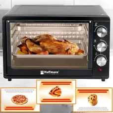 Електродуховка Hoffmans Electronics HM-751 — 2000 Вт, 45 л, таймер 60 хв, 4 ТЕНи, терморегулятор