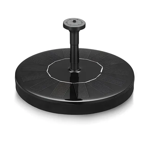 Садовий фонтан Solar Fountain, 5 режимів розпилення, без батарейок, Ø 15 см, пластик + метал, висота 40 см - фото 2