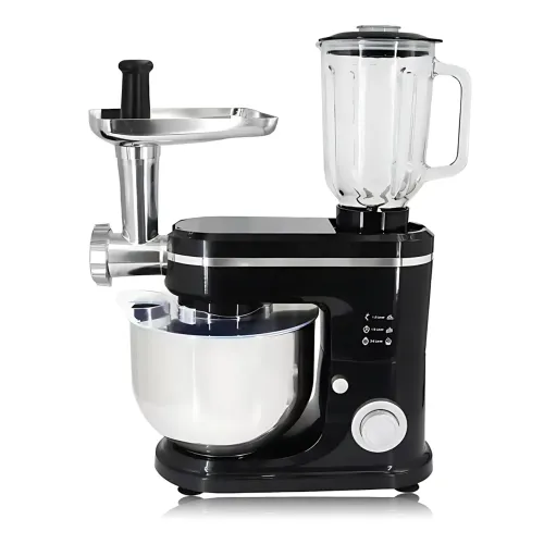 Кухонний комбайн Hoffmans HM-8085 3в1, 1600 Вт, чаша 8 л, блендер 2 л, м'ясорубка, тестоміс, 5 швидкостей - фото 2