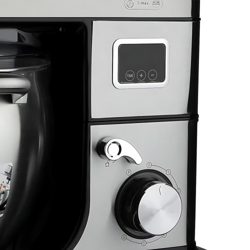Миксер планетарный Hoffmans HM-8082, тестомес 15 л, 2000 Вт, 6 скоростей, металл, 3 насадки - фото 4