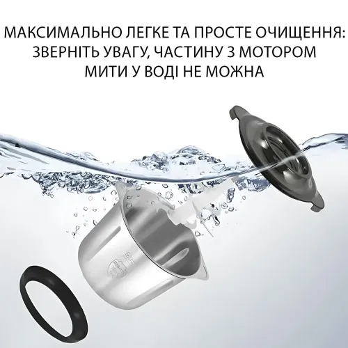 Кухонний подрібнювач-блендер Hoffmans HM-8848 1800 Вт 5 л, 6 лез, чаша з неіржавкої сталі, 3 швидкості - фото 6