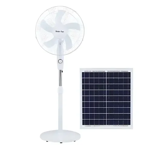 Вентилятор Solar Fun MNJ-168 16, 15 Вт, із сонячною панеллю 12 Вт і димером, акумулятор 12000 мА·год - фото 5