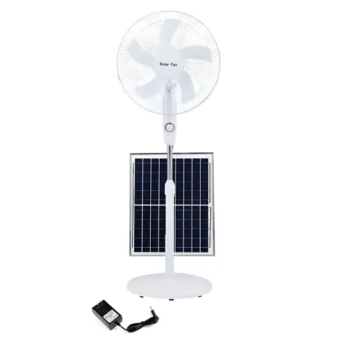Вентилятор Solar Fun MNJ-168 16, 15 Вт, із сонячною панеллю 12 Вт і димером, акумулятор 12000 мА·год - фото 8