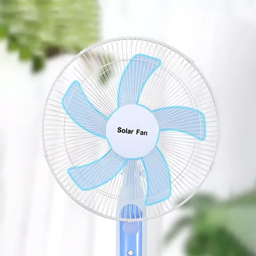 Вентилятор підлоговий Solar Fun MNJ-188 із сонячною панеллю 20 Вт, 16 дюймів, 25 Вт, 3 швидкості, кнопки - фото 4