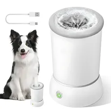 Автоматическая лапомойка для собак и кошек PET FOOT WASH 827-6, 2000 мАч, USB зарядка, щетинки из силикона
