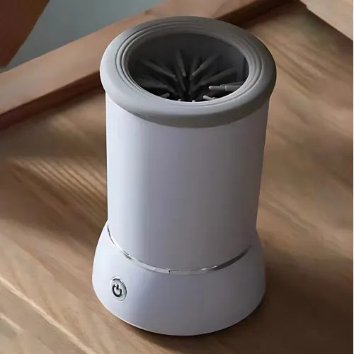 Автоматична лапомийка для собак і кішок PET FOOT WASH 827-6, 2000 мА·год, USB заряджання, щетинки із силікону - фото 4