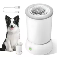 Автоматическая лапомойка для собак и кошек PET FOOT WASH 827-6, 2000 мАч, USB зарядка, щетинки из силикона