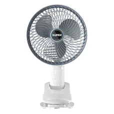 Портативный вентилятор FAN-010 с поворотной головой и съёмной прищепкой, 3 скорости, 5100 об/мин, USB/АКБ