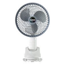 Портативний вентилятор FAN-010 з поворотною головою та знімною прищіпкою, 3 швидкості, 5100 об./хв, USB/АКБ