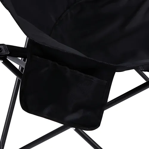 Складаний кемпінговий стілець Moon Chair зі спинкою та кишенею, оксфорд і вуглецева сталь, до 120 кг, з чохлом - фото 6