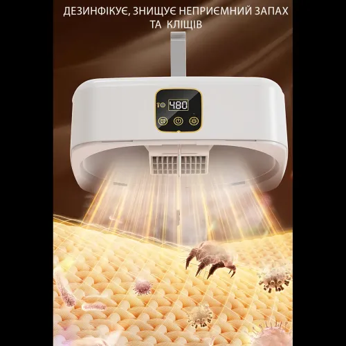 Сушарка AND XL-1187 підвісна, складана, 600 Вт, до 10 кг, дисплей, 70 °C, безшумна, 2 режими - фото 4