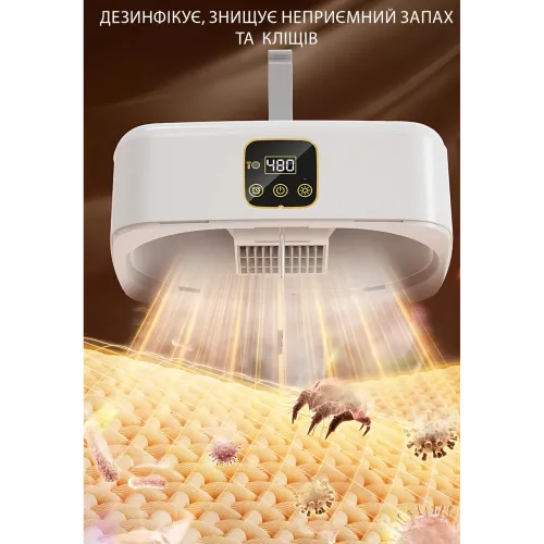 Сушарка AND XL-1187 підвісна, складана, 600 Вт, до 10 кг, дисплей, 70 °C, безшумна, 2 режими - фото 4
