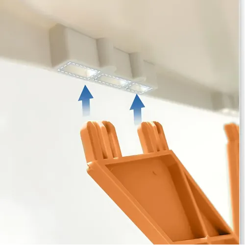 Універсальний пластиковий органайзер Shoe rack AND LY-580 4 полиці для взуття, книг, у ванну, на кухню - фото 5