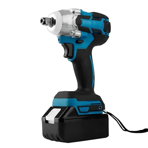 Гайковерт акумуляторний DTW301 48 V 5.0 А·год, 300 Нм, безщітковий, 3 режими, 2 АКБ, тріскачка, набір насадок, кейс - фото 2
