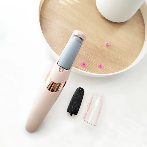 Електрична пемза для педикюру Pretty Girl Flawless Pedi AND 002, 2 насадки, акумуляторна, 2 швидкості, USB - фото 10
