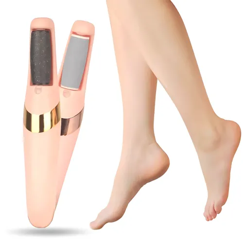 Електрична пемза для педикюру Pretty Girl Flawless Pedi AND 002, 2 насадки, акумуляторна, 2 швидкості, USB - фото 3