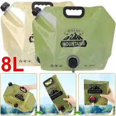 Сумка для воды складная AND-1, water bag 8 л, с краном, мерной шкалой, до 60 °C, 42.5×31.5 см