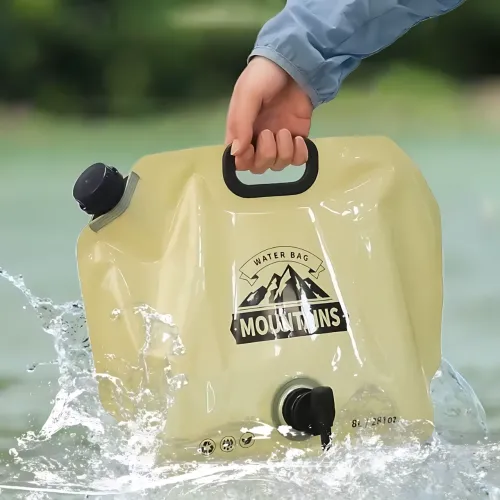 Сумка для води складана AND-1, water bag 8 л, з краном, мірною шкалою, до 60 °C, 42.5×31.5 см - фото 6