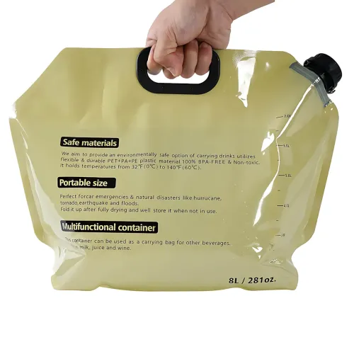 Сумка для воды складная AND-1, water bag 8 л, с краном, мерной шкалой, до 60 °C, 42.5×31.5 см - фото 3