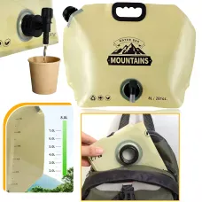 Сумка для води складана AND-1, water bag 8 л, з краном, мірною шкалою, до 60 °C, 42.5×31.5 см