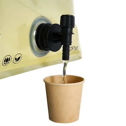 Сумка для води складана AND-1, water bag 8 л, з краном, мірною шкалою, до 60 °C, 42.5×31.5 см Зелений - фото 4