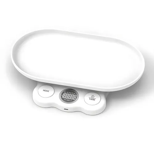 Цифровые весы Weighing by weight AND 0.1 г–5 кг, 30×16×16 см, съёмный поддон, USB/AAA, для кухни, животных - фото 4