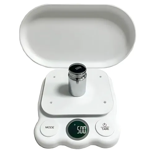 Цифровые весы Weighing by weight AND 0.1 г–5 кг, 30×16×16 см, съёмный поддон, USB/AAA, для кухни, животных - фото 6
