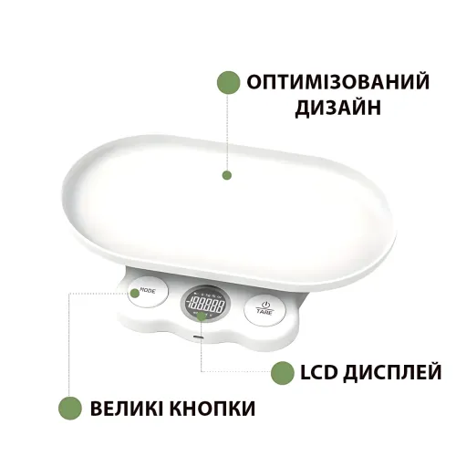 Цифровые весы Weighing by weight AND 0.1 г–5 кг, 30×16×16 см, съёмный поддон, USB/AAA, для кухни, животных - фото 8