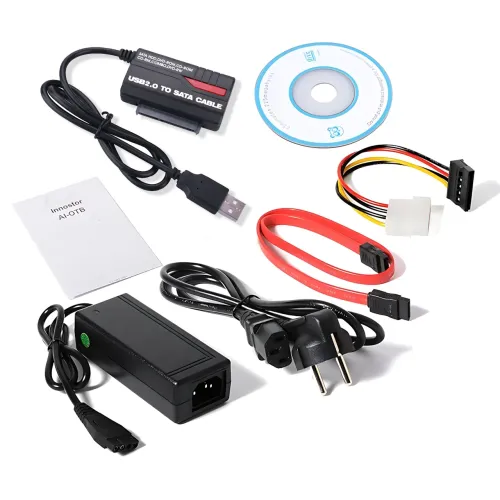 Переходник GUT USB–SATA/IDE 2.5 до 3.5'' ТБ — адаптер для HDD к ПК без корпуса - фото 10