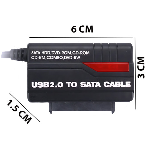 Переходник GUT USB–SATA/IDE 2.5 до 3.5'' ТБ — адаптер для HDD к ПК без корпуса - фото 8