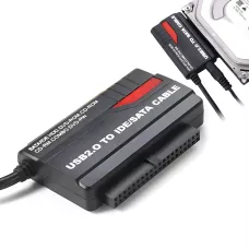 Перехідник GUT USB-SATA/IDE 2.5 до 3.5 ТБ адаптер для HDD до ПК без корпусу
