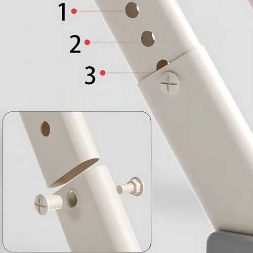 Складана дитяча накладка на унітаз зі сходинкою Babycare MA605, для 1-9 років, з ручками, спинкою, до 50 кг Зелений - фото 7