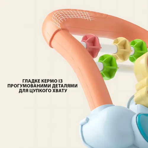 Дитячі багатофункціональні ходунки MA570: музичний центр 8-в-1, знімне піаніно, 6-36 міс Рожевий - фото 5