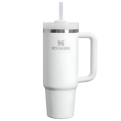 Термокружка Stanley 1,18 л с крышкой FlowState и соломинкой, вакуумная изоляция, нержавеющая сталь, ручка Белый - фото 2