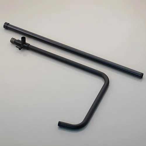 Змішувач для ванни KEMAIDI Matte Black 3-в-1, латунь, дощовий душ, настінний монтаж, керамічний картридж - фото 5