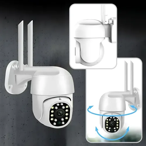 Поворотная Wi-Fi камера видеонаблюдения 5MP HX-A1536C Ziicam (3.6 мм), IP66, с ИК-подсветкой, микрофоном