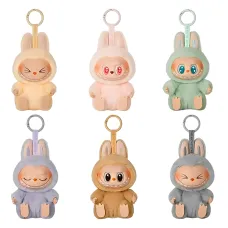 Игрушка-сюрприз брелок Labubu 2 серия, оригинал Pop Mart, 14 см, мягкая плюшевая, в закрытой коробке