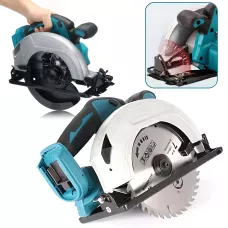 Аккумуляторная циркулярная пила KRAFFTEC 48V, 800 Вт, 10800 об/мин, диск 185 мм, глубина реза 45 мм, 2 акб
