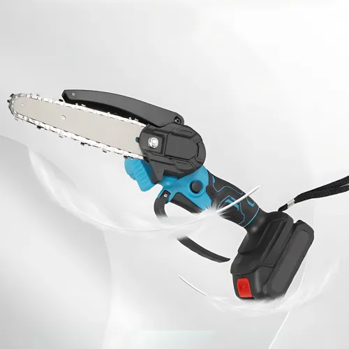 Акумуляторна ланцюгова пила DOMOTEC 48V Chain Saw (6 + 8) з кейсом і 2 АКБ - фото 4