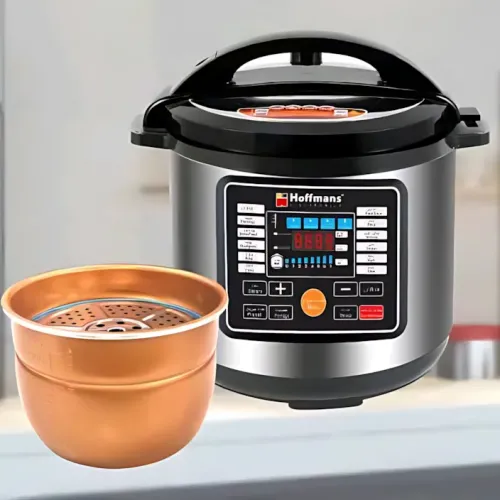 Мультиварка Hoffmans HM-720, знімна чаша 12 л, антипригарне покриття, сенсорне керування, 2000 Вт, дисплей - фото 2