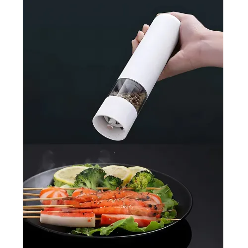 Электрическая автоматическая мельница DISPENER для соли и перца, с подсветкой, керамический механизм - фото 16