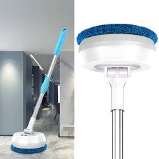 Електрична бездротова швабра AND-089, акумуляторна, 2 в 1, обертова насадка, USB-зарядка, білий
